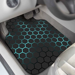 Best-selling universal car floor mats, trendy honeycomb decorative car mats, wear-resistant and dirt-resistant car foot mats, available for dropshipping on Temu