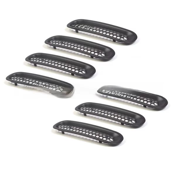 Suitable for JEEP JEEP Shepherd middle mesh grille 7-piece snap-on Middle mesh ring with card position car insect net
