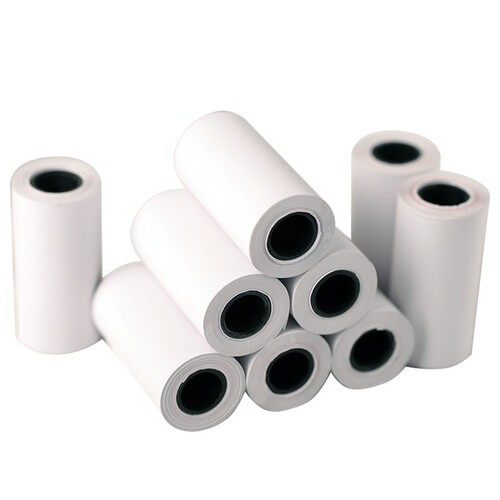 Mini printer thermal paper 57*25mm self-adhesive sticker color paper cashier receipt paper wrong question printing paper