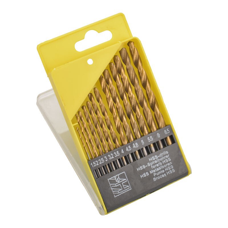 高速度鋼 13pc チタンメッキ木材プラスチック特殊ツイストドリル電動ドライバーヘッド電動バッチドリルフラワーパンチドリル|undefined