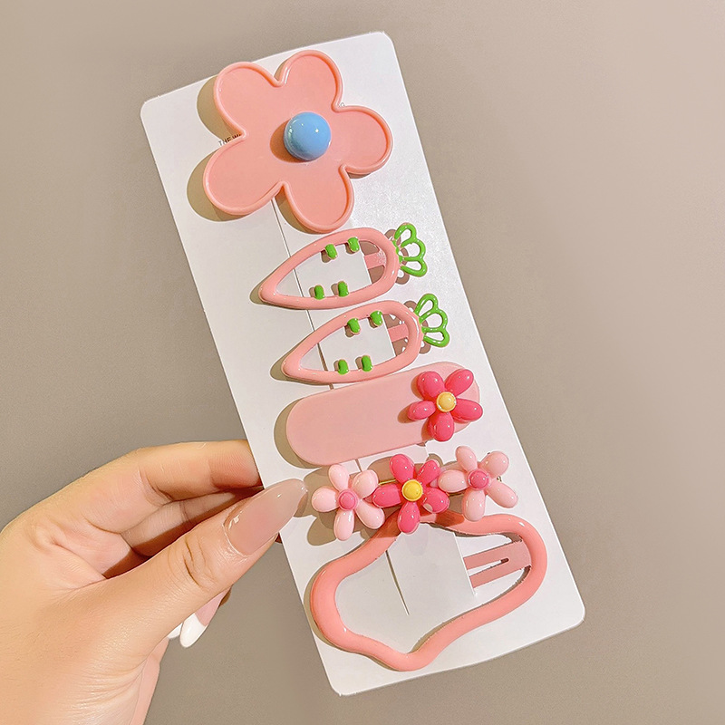 Clip de cabello de dopamina para niñas broche de cabello de la frente broche de cabello rotura BB clips lateral clips de cabello de bebé clips de frangeo toque