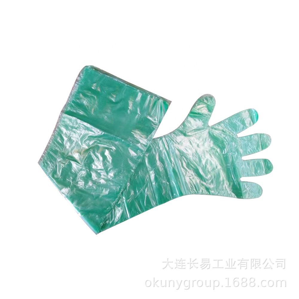 Engrosada veterinaria parto desechables guantes alargados ovejas y ganado Cerda examen inseminación entrega veterinaria guantes C image 10
