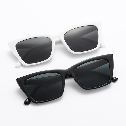 04001 Fashionable and Versatile Cat-Eye Streetwear Sunglasses,  New Arrival, European and American Cross-Border Exclusive Sun Glasses