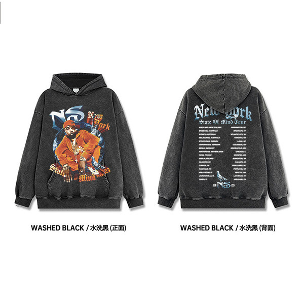 Nasirnas East Coast Rap Nasty Nas Hip Hop Rap Street Suelta Impresión T-Shirt Tops de mangas cortas