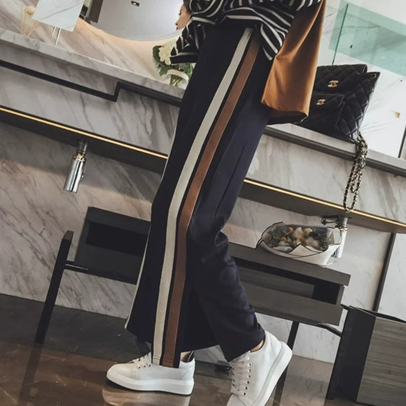 Маленькие широкие брюки, женские свободные драпировки, большие размеры, пухлые девушки, подходящие для широких толстых грушевидных повседневных укороченных брюк с широкими штанинами