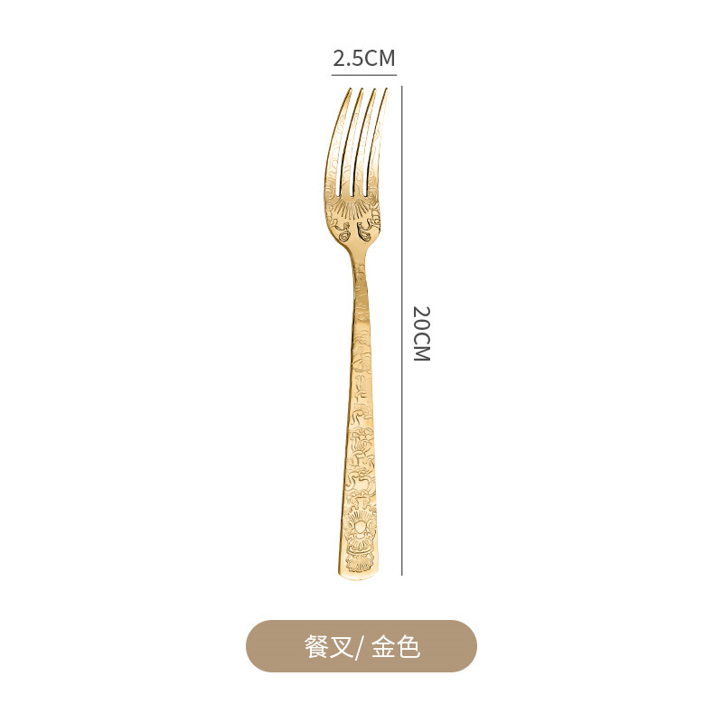410ステンレス西洋カトラリーナイフフォークスプーン4点セット西洋レストランホテル用品メーカー卸売り|undefined