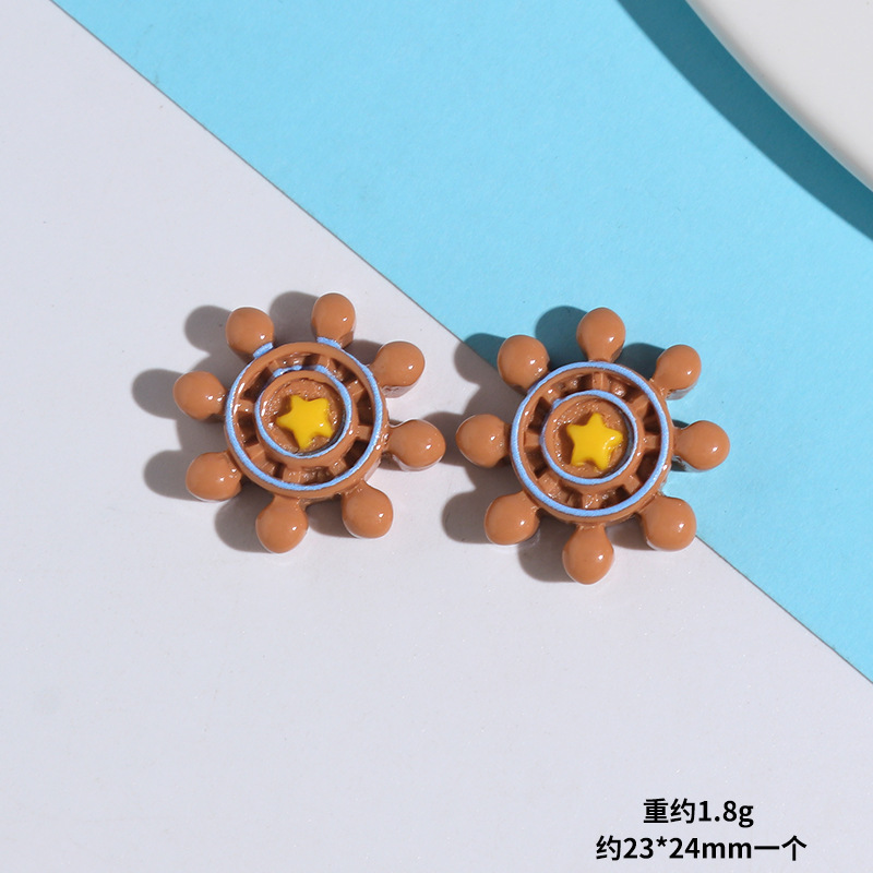 漫画樹脂オーシャンシェルガジェット diy クリーム接着剤下駄バックル文具水カップジュエリーパッチ素材|undefined