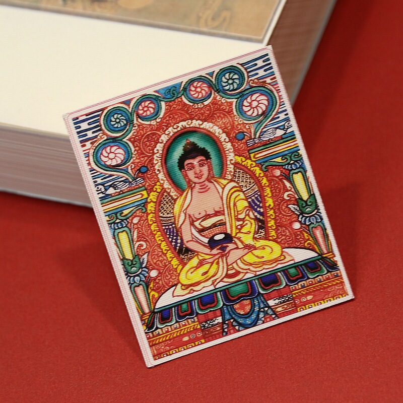 手描きの金描きチベット生の8つの守護者ザキラムタンカ卸売絵画コアボックス特別なキャンバス|undefined
