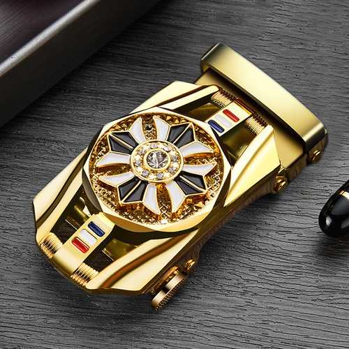 Manufacturer wholesale men's automatic buckle leather strap buckle belt buckle head pants tab 3.5 clip