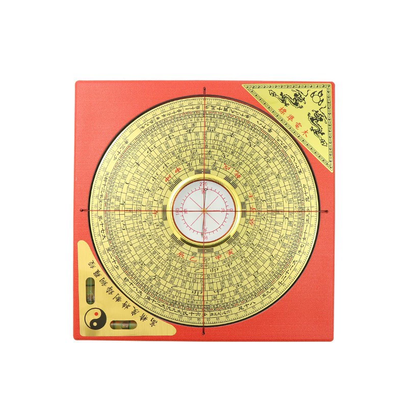 Manufacturer Feng Shui Brass Compass Luo Jingu Meter Three Combination Compass High Precision Direction Testing Bagua Luo Geng Comment