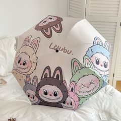 全自動バブルマートクリアランスかわいい日傘晴雨兼用ビニール兼用折りたたみ日傘UV日焼け止め