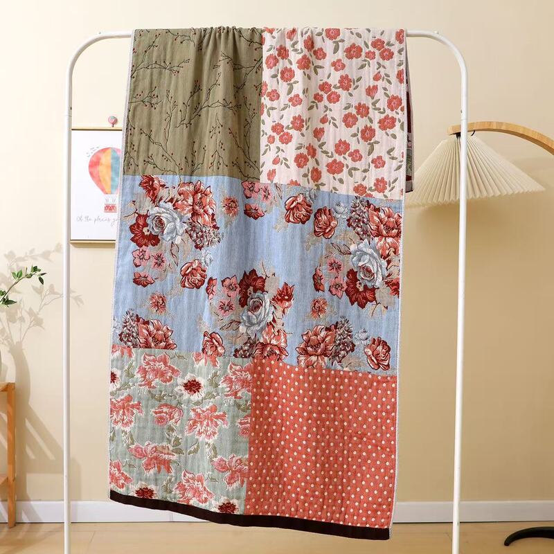 New Pure Cotton Multi-Layer Gauze Bath Towel for Adults and Children, Large Bath Towel, Sofa Towel, Soft, Absorbent and Multi-Functional Towel