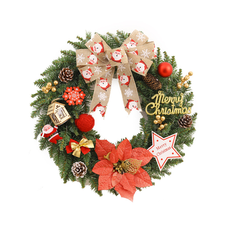 Amazon decoración navideña guirnalda de Navidad puerta colgante decoración centro comercial ventana guirnalda navideña americana luminosa