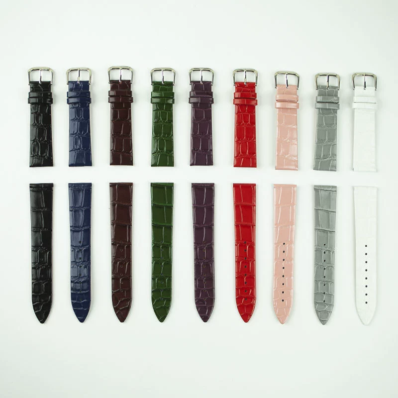Фабрика оптом двухсторонний первый слой кожаный ремешок плоские бамбуковые женские часы с аксессуарами цвет размер