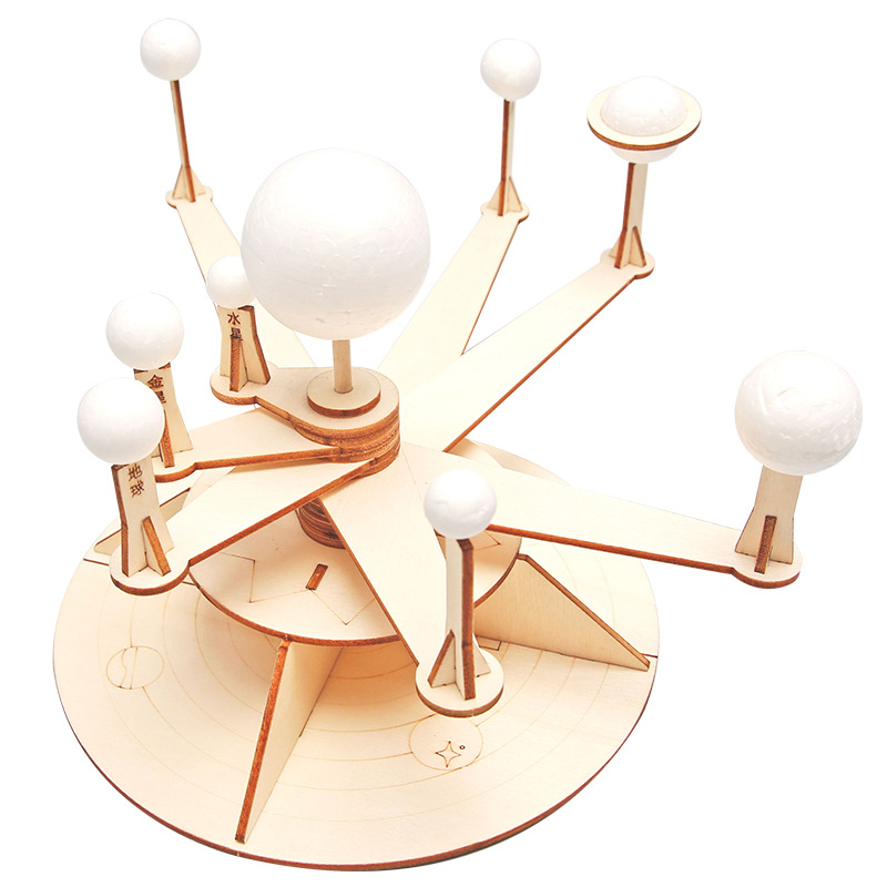 Ciencia y Tecnología pequeña producción DIY instrumento de nueve bolas hecho a mano experimento científico invención STEM Educación material didáctico educativo material didáctico