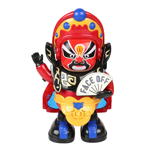 The same Sichuan Opera face-changing doll, Peking Opera facial makeup automatic face-changing doll, children's toy dancing robot