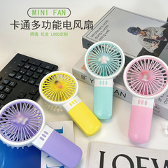 Mini Battery Operated Handheld Fan Portable Compact Personal Large Wind Fan Desk Handheld Dual-Purpose Wholesale