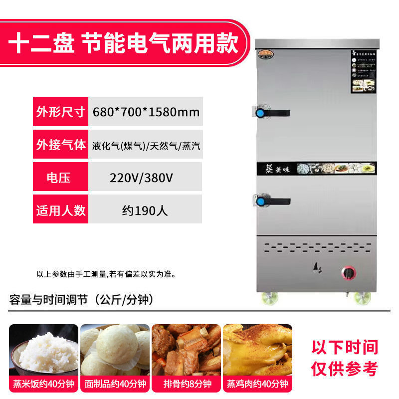 vapor de arroz comercial vapor eléctrico horno de vapor de gas pequeño comedor coche automático vapor de arroz pan al vapor vapor máquina de arroz vapor de arroz image 33