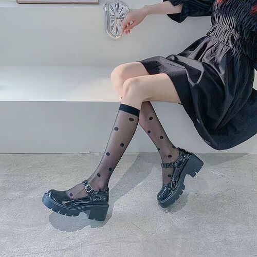 Lolita Love Calf Socks JK Girls Long Knee Socks Lolita Velvet Stockings JK Girls Long Socks