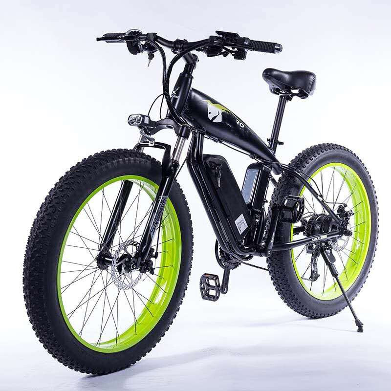 Mountain Electric Bicycle with Wide Tires for Off-Road Use, 48V, Suitable for Snowy Terrain, Factory-Approved Off-Road Electric Motorcycle Model