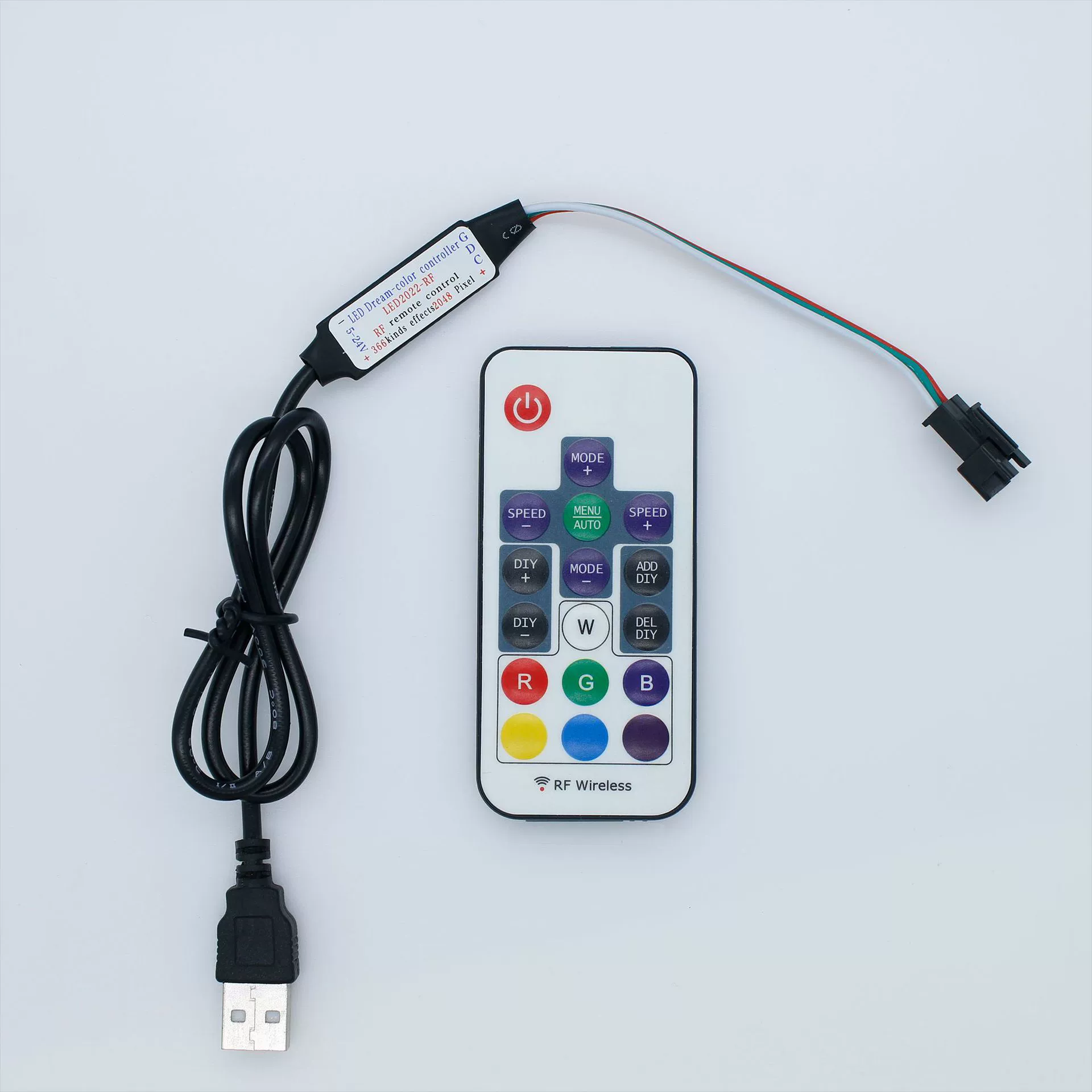 RF мини DIY беспроводной phantom 17-клавиш RGB2811 2812 6812 phantom полноцветный rgb контроллер