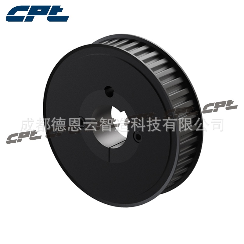 CPT欧标锥套同步带轮18-H-100-1210同步皮带轮圆弧齿同步轮现货