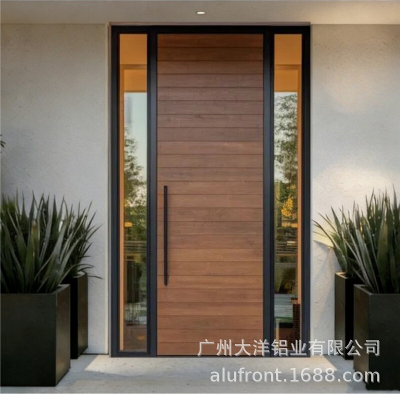 Wangpin Doors and Windows Double-Opening Entrance Door As2047 Certified Energy-Saving and Heat-Insulating Outdoor Door for High-End Community Single-Family Villas Wangpin Doors and Windows Double-Opening Entrance Door As2047 Certified Energy-Saving and Heat-Insulating Outdoor Door for High-End Community Single-Family Villas