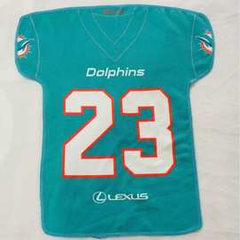 厂家定制印刷 交期有保障 超纤拉力赛事 球衣造型纯涤集会毛巾