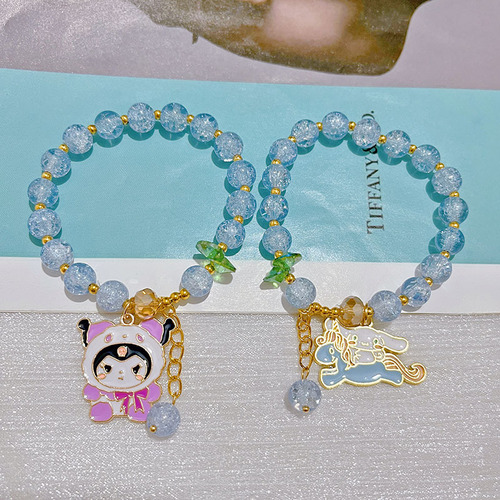 Xiaohongshu same style student bracelet Sanrio cute cartoon bracelet for bestie jewelry manufacturer wholesale