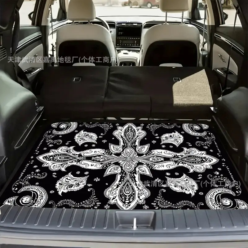 Cross-Border Nordic Pickup Truck Trunk Mat, Water-Absorbent and Easy-Care Car Mat, Amazon Temu Drop-Shipping Dust-Proof Mat