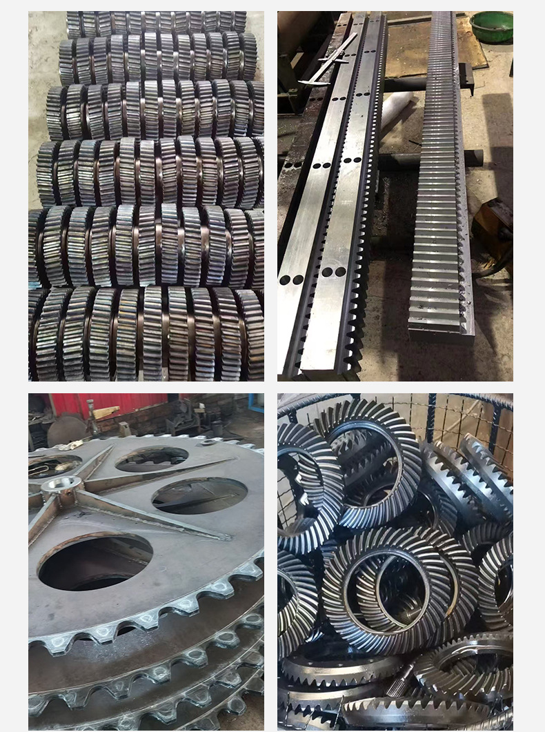 Industrial Non-Standard Large Transmission Gears, No. 45 Steel Large Pitch Crane Conveyor Belt Machinery Large Gears