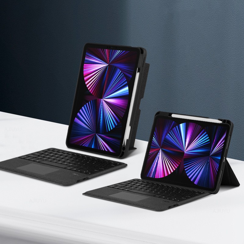 适用ipad妙控键盘分体式11寸12.9平板电脑蓝牙背光横竖屏幕保护套