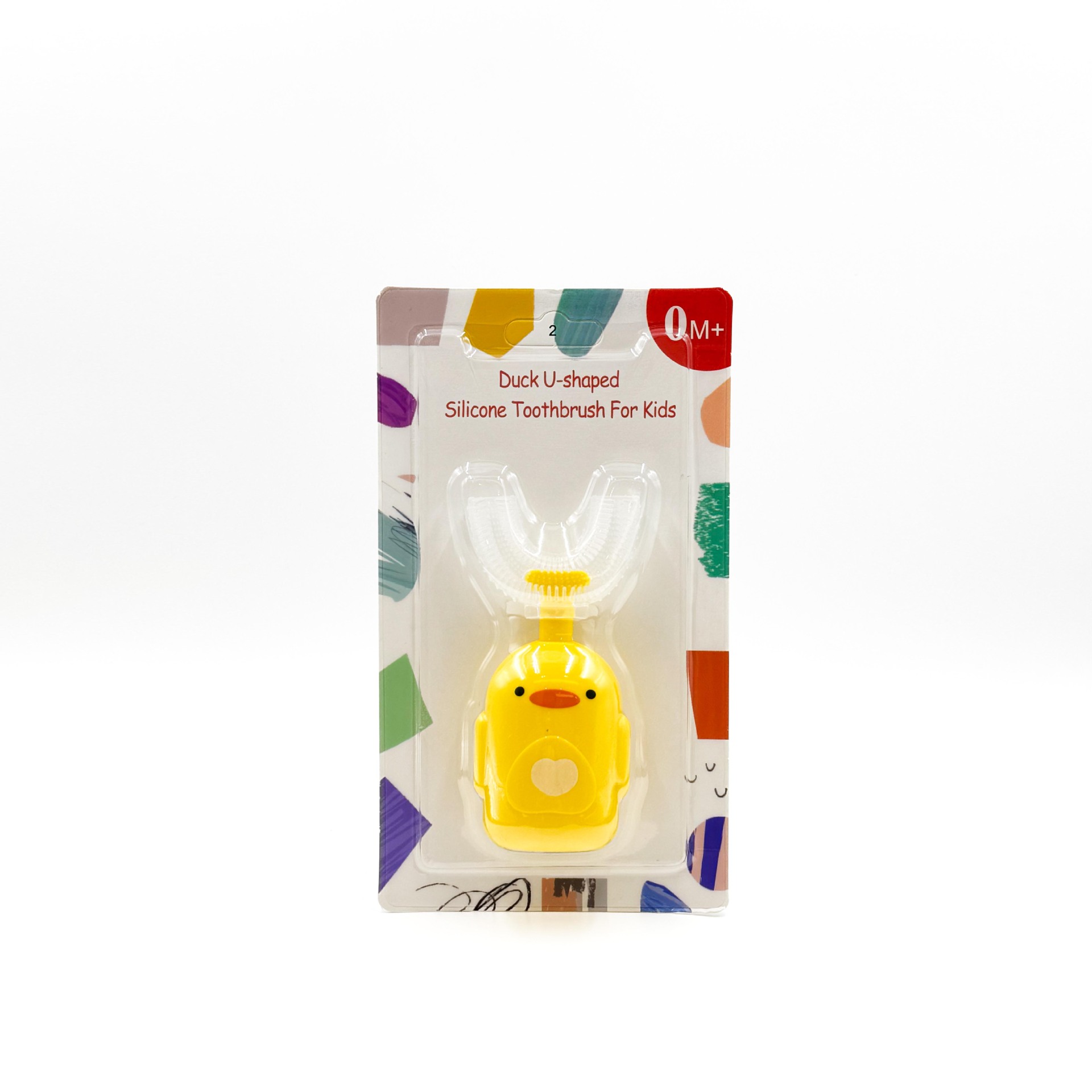 Nuevo cepillo de dientes manual infantil en forma de U cepillo de dientes de silicona bebé bucal limpieza oral manual en forma de U