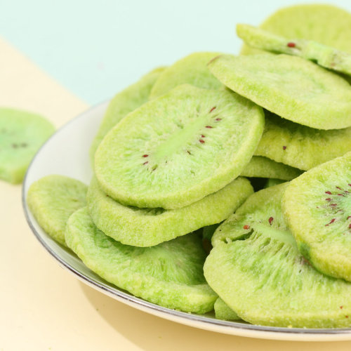 Jianong Manufacturer Wholesale Dehydrated Kiwi Pouch Kiwi Crisps Dehydrated Kiwi Dried Fruits Snacks
