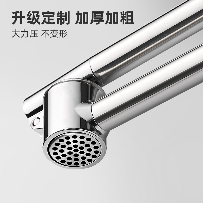 [Varias opciones] Prensa de ajo de acero inoxidable 304 de aleación de zinc, pelado manual de ajo, espuma de ajo, remover, puré de ajo, triturado