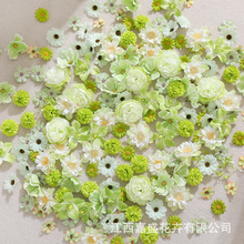 3-10cm套装仿真花头手工DIY簪花配件汉服发饰花朵材料花墙专用花