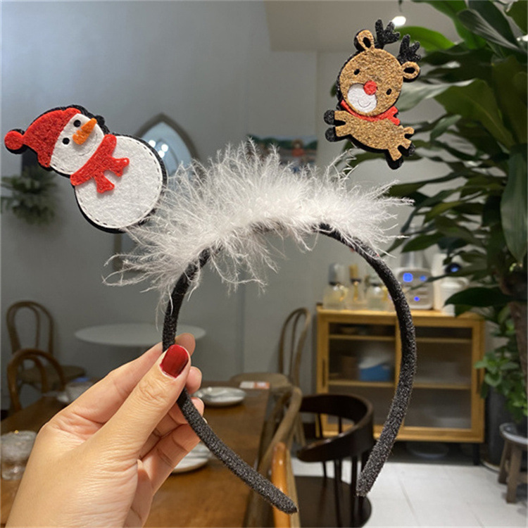 圣诞羽毛头扣 (2)