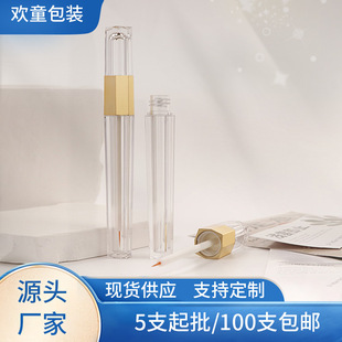 Innovative DIY Eyeliner Bottle Octagonal Eyelash Growth Liquid Bottle Injection Molding 3ml Eyelash Growth Liquid Packaging Material