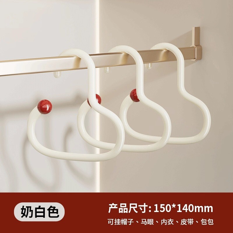 衣帽挂钩圆环衣架防滑落挂帽子丝巾围巾多功能家用收纳神器简约|undefined