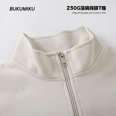 SHENGYUAN | 2025 秋冬新作右肩ハーフジップメンズトレンディなボトリングシャツタートルネックスウェットシャツ卸売