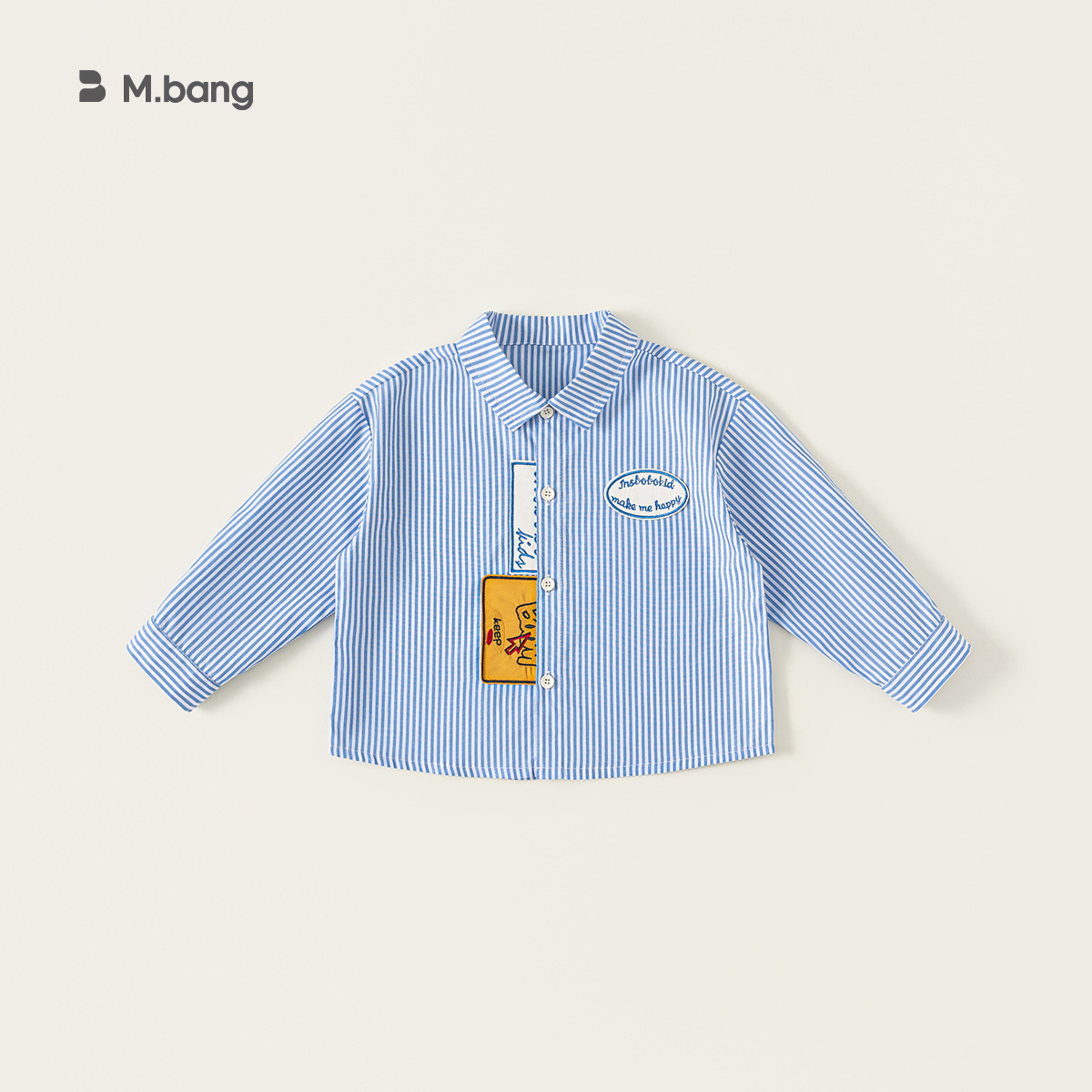 Blue and white strips qy85001