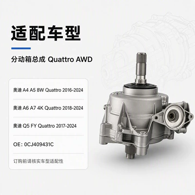 FY transfer case assembly, quattro – Transfer case