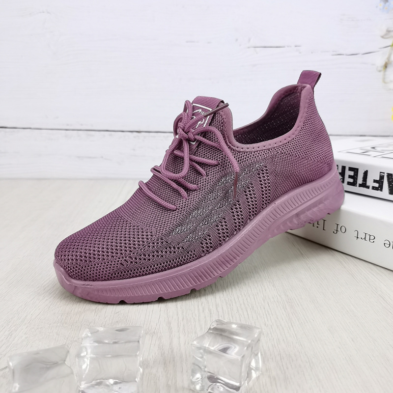 summer Hollow ventilation Net surface leisure time gym shoes mom the elderly light Walking shoes Old Beijing Cloth shoes