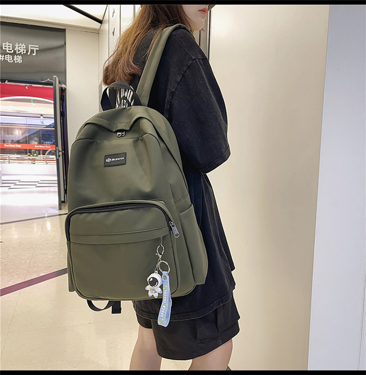 Schoolbag Korean Version Of The Large-capacity Travel Simple Backpack New Fashion Student Backpack display picture 58