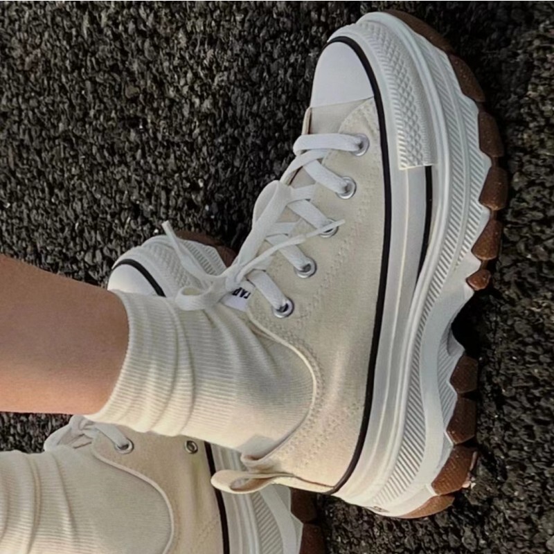 Akita Pure Original Allstar Canvas Shoes 100Th Anniversary Thick-Soled Dad Shoes for Men and Women Casual Versatile Heightening Sports Shoes