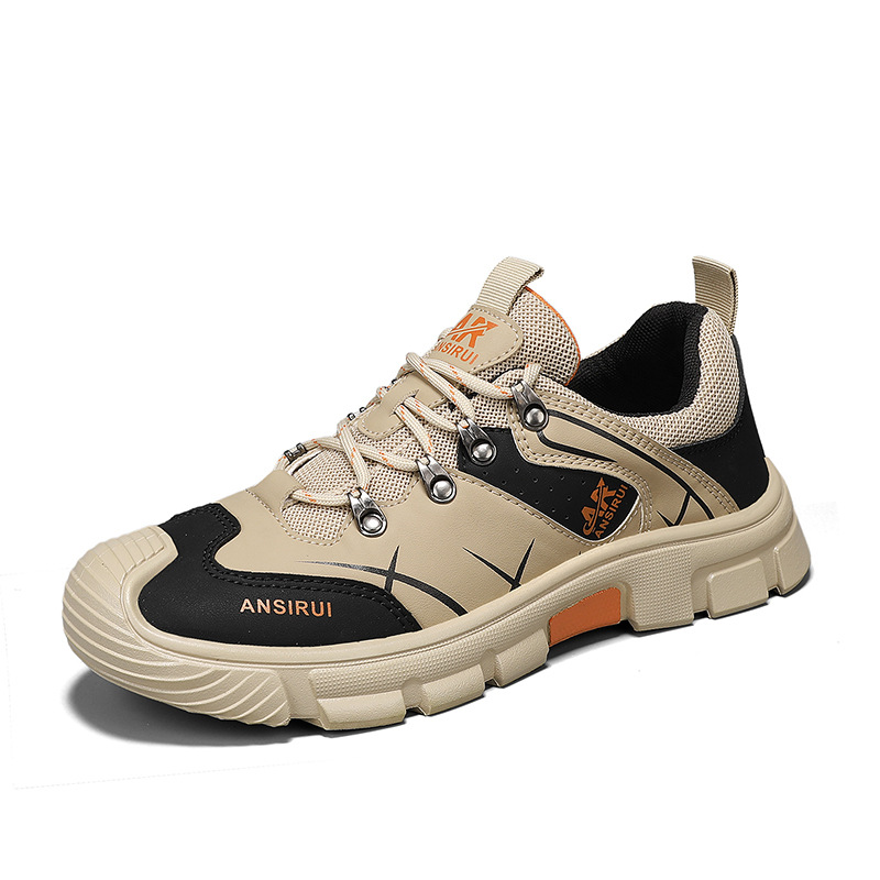 Zapatos de hombre de otoño deportes de ocio al aire libre zapatos de montaña sitio de trabajo impermeable antideslizante desgaste zapatos de protección laboral