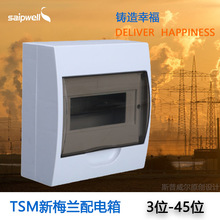 室内回路配电箱新梅兰TSM明装电箱家装断路器开关标准电气箱