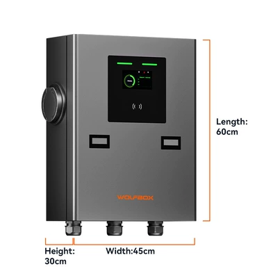 European Standard Type2 Automotive Elektrikli avtomobil şarj cihazları - 22kw2-commercial-double-seat-model