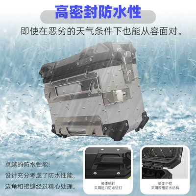 Lifan KPT200 motorcycle side box – Motorcycle trunk