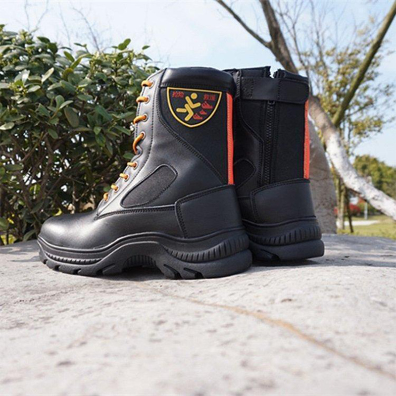 草原林场火灾扑火鞋消防救援应急防火靴森林抢险防护救火鞋